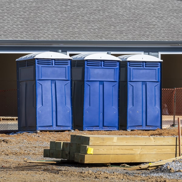 how can i report damages or issues with the porta potties during my rental period in Hensonville NY